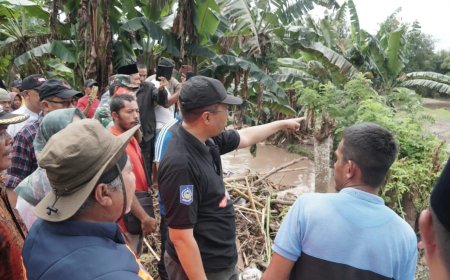 Gubernur NTB Tinjau Dampak Banjir di Kecamatan Lunyuk Sumbawa