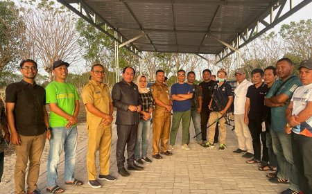 Ketua KONI  Sumbawa Kunjungi Latihan Atlit di Lapangan Panahan Perpani Kawasan Samota Sumbawa