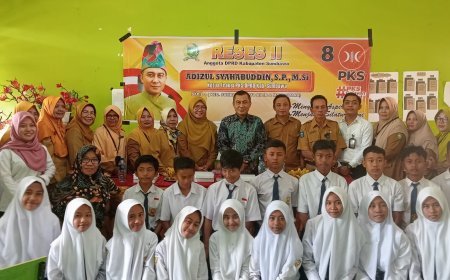 Reses di SMPN 1 Moyo Utara Adizul Serap Aspirasi Peningkatan Sarana dan Prasarana Pendidikan