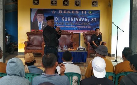 Reses di Labangka,Plampang  Empang BK Terima Aspirasi Petani dan Masyarakat terkait Keberadaan Tambang