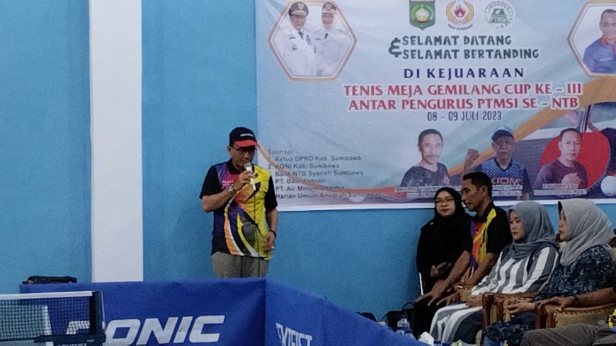 Bupati Sumbawa Buka Gemilang Cup III,Jadikan Momen Berkesan Jalin Persabatan dan Prestasi