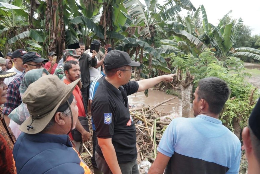 Gubernur NTB Tinjau Dampak Banjir di Kecamatan Lunyuk Sumbawa