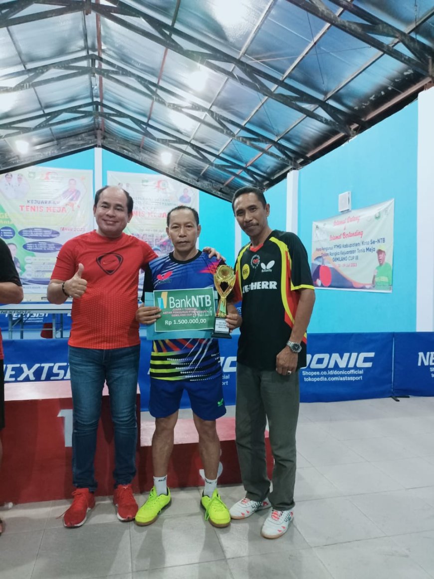 Sumbawa Raih Juara Umum Gemilang Cup III, Ketua DPRD Ucapkan Selamat
