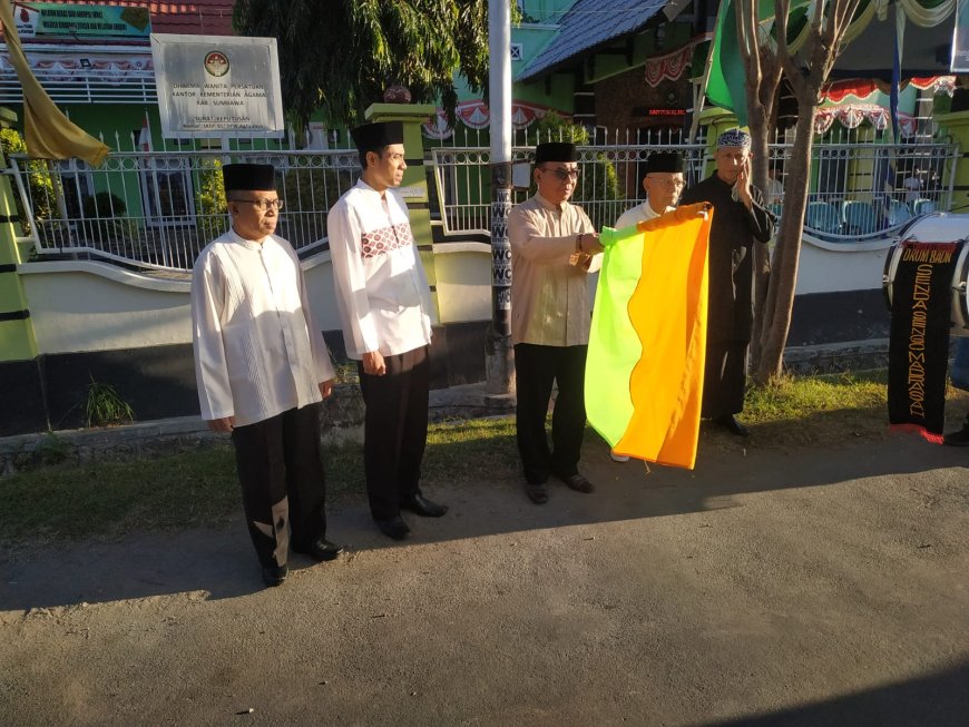 Sambut Tahun baru Islam 1445 H Kemenag Kab.Sumbawa Gelar Pawai Karnaval