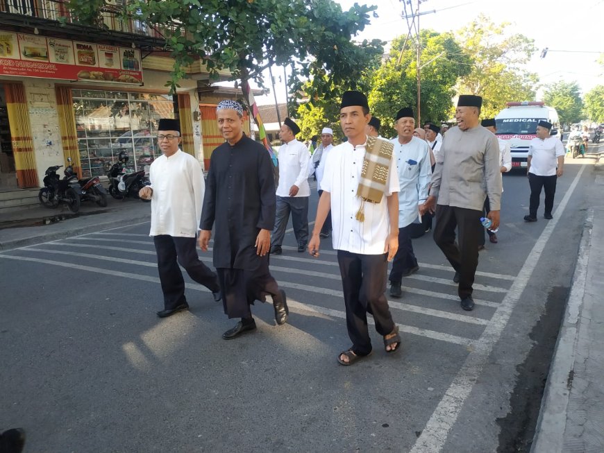 Sambut Tahun baru Islam 1445 H Kemenag Kab.Sumbawa Gelar Pawai Karnaval