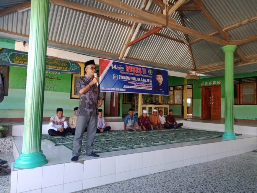 Reses di Ponpes Gunung Galesa, SF  Arus Utamakan Pendidikan dengan Gelontorkan Pokir 600 Juta