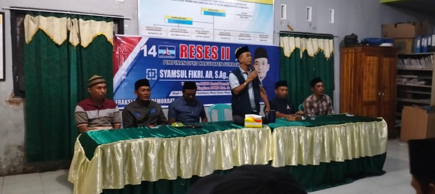 Reses di Olat Rawa, Syamsul Fikri Eksekusi Langsung Aspirasi Warga