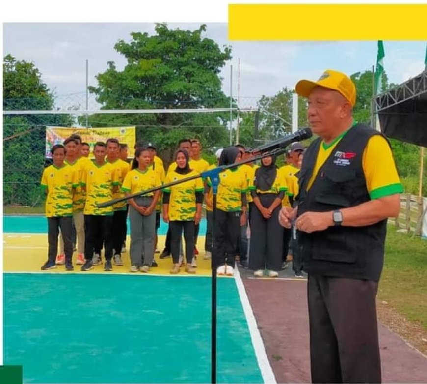 Bupati Sumbawa Buka Turnamen Bola Volly Batu Lanteh Cup I