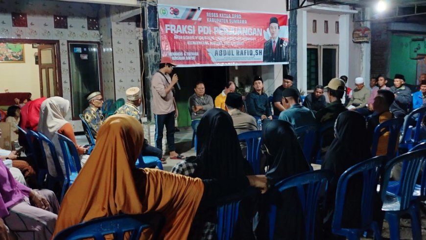 Ketua DPRD Reses di  Desa Labuhan Burung, Warga Senang telah dibantu dan  Sampaikan Aspirasi Bidang Infrastruktur Hingga Pendidikan