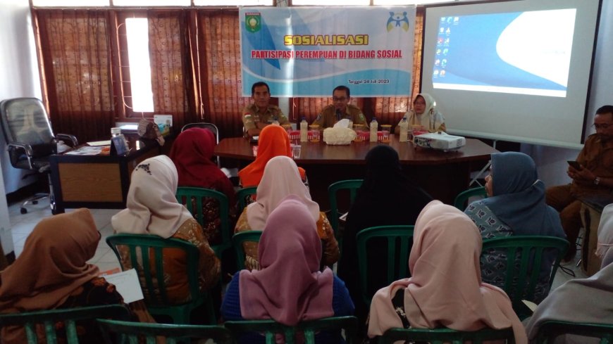 Dinas P2KBP3A Sumbawa Ajak Tingkatkan Peran Aktif Perempuan  Dibidang Sosial