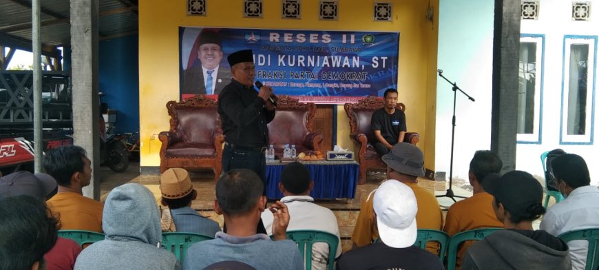 Reses di Labangka,Plampang  Empang BK Terima Aspirasi Petani dan Masyarakat terkait Keberadaan Tambang