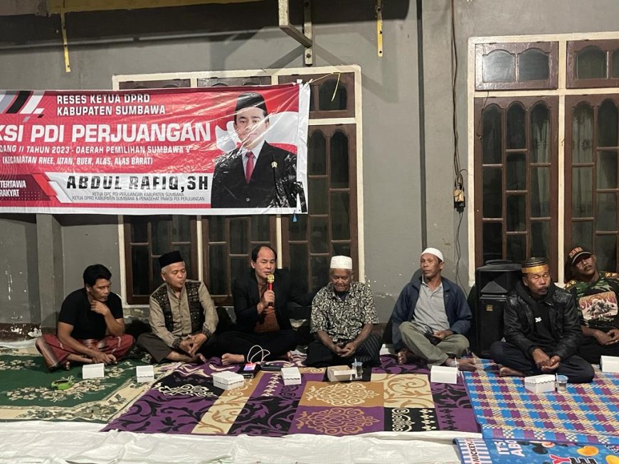Reses di Dusun Tengkal Desa Dalam Penuh Kekeluargaan.Warga : Ketua  Rafiq  Konsisten Mengadvokasi Rakyat