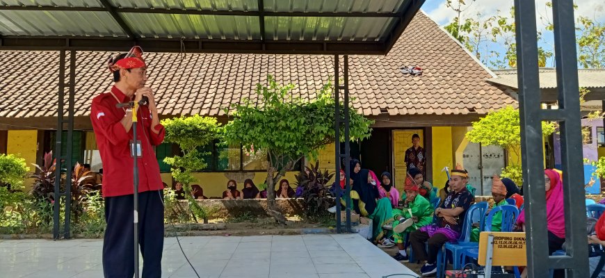 Hadiri Sabtu Budaya di SMPN I Lape Sutan Ajak Lestarikan Budaya Samawa