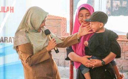 Wagub NTB,Ummi Rohmi Tinjau dan Evaluasi Bakti Stunting di Desa Taman Ayu