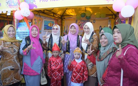Semarak Gebyar PAUD Kota Mataram, Bunda Niken Harapkan Bisa Berikan Kontribusi bagi Pengembangan Karakter Anak