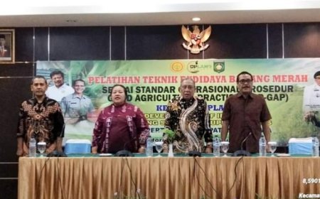 Bupati Sumbawa Buka Pelatihan Teknik Budidaya Bawang Merah sesuai SOP-GAP