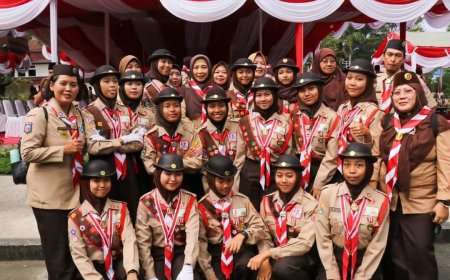 Upacara Hari Pramuka ke-62, Wagub NTB Ajak Seluruh Anggota Pramuka Mengabdi Tanpa Batas