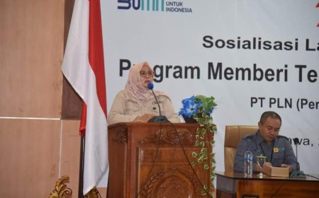 Wakil Bupati Sumbawa Buka  Sosialisasi Program “Memberi Terang Membangun Negeri”PLN UP3 Sumbawa