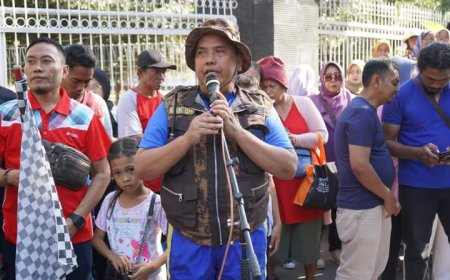 Meriahkan HUT RI, Siswa SD ikuti Lomba Gerak Jalan Tingkat SD Se Kabupaten Sumbawa