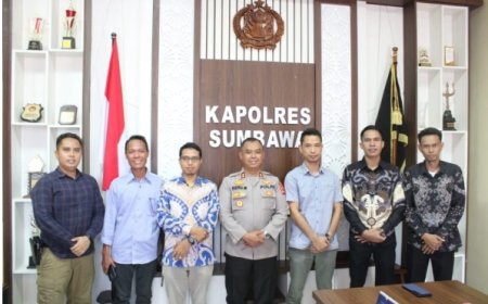 Anjangsana ke Kapolres, Bawaslu Sumbawa Rajut Soliditas Kedua Lembaga