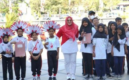 Puncak Peringatan Hari Anak, Wabup Berharap 2024,Sumbawa  Raih Penghargaan Tingkat Madya  KLA