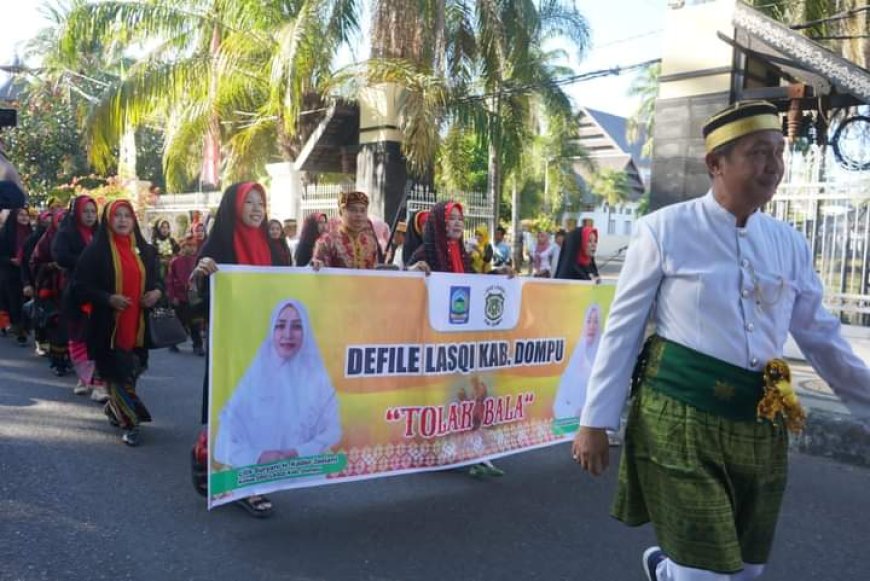 Lepas Parade Defile Kafilah Lasqi Tingkat Provinsi NTB, Wakil Bupati : Selamat Datang dan Menikmati  Sumbawa