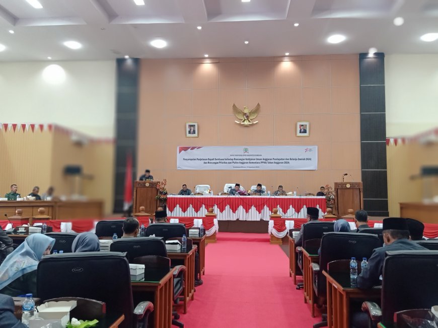 Bupati Sumbawa Jelaskan Rancangan KUA-PPAS APBD TA 2024