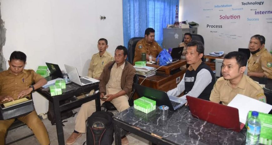 Laksanakan Amanat Perpres 132, Diskominfotiksandi Sumbawa Gelar Rakor Pengisian Data Arsitektur SPBE