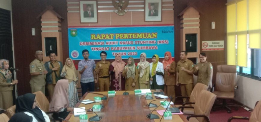 Wakil Bupati Hj. Novi Buka Rakor Desiminasi Audit Kasus Stunting