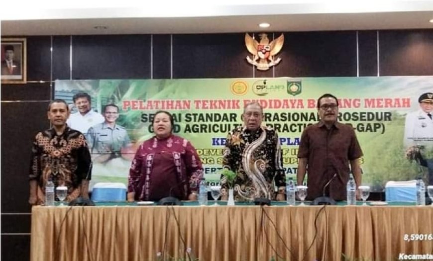 Bupati Sumbawa Buka Pelatihan Teknik Budidaya Bawang Merah sesuai SOP-GAP