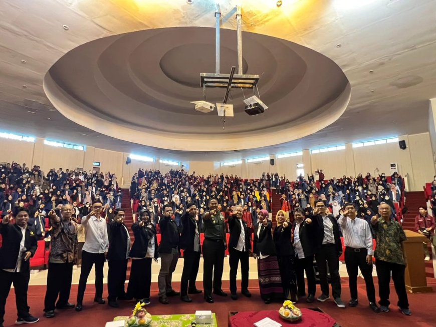 Peringati HUT RI,Prodi PPKn UNRAM  Gelar Kuliah Umum Kebangsaan Bersama Danrem 162 Wira Bhakti
