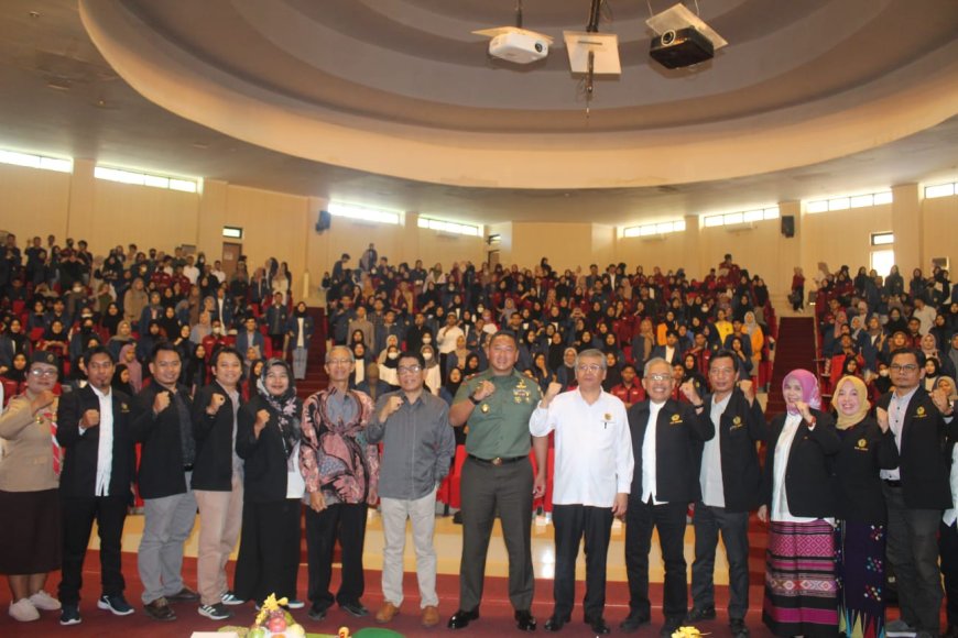 Peringati HUT RI,Prodi PPKn UNRAM  Gelar Kuliah Umum Kebangsaan Bersama Danrem 162 Wira Bhakti