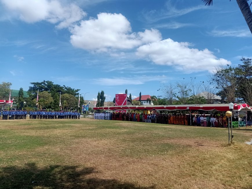 Moment HUT Kamerdekaan RI, KCD Dikbud Sumbawa Ajak Hargai Jasa Para pahlawan