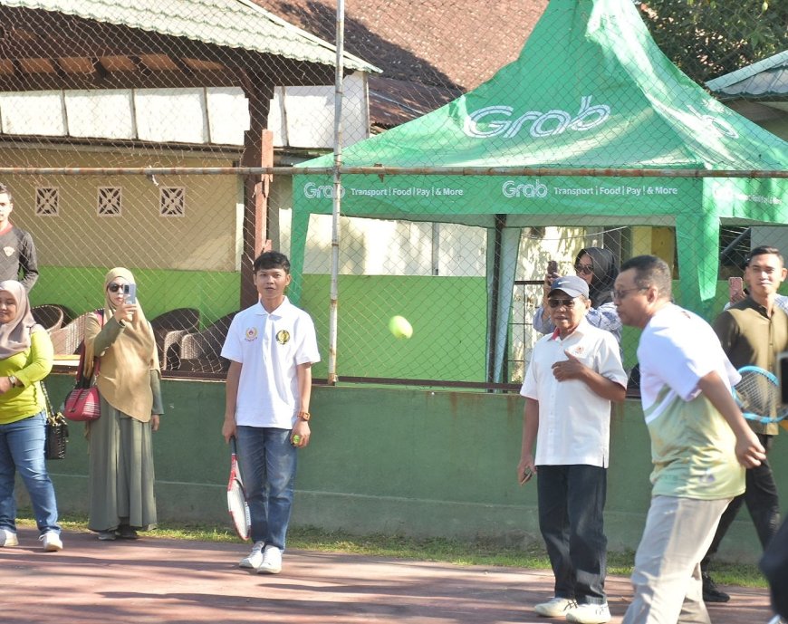 Buka Mandalika  Tenis  Open, Bang Zul  : Anak Muda NTB Harus Jadi Atlet PON 2028