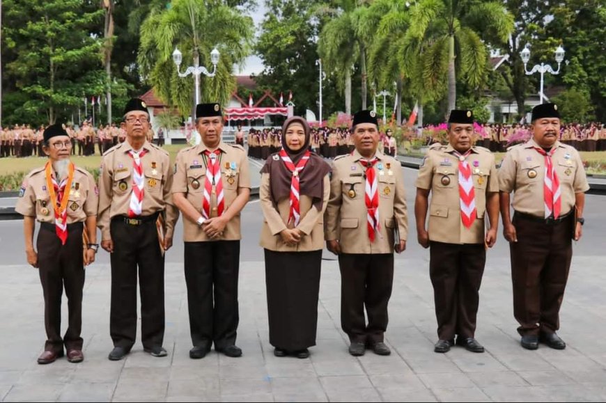 Upacara Hari Pramuka ke-62, Wagub NTB Ajak Seluruh Anggota Pramuka Mengabdi Tanpa Batas