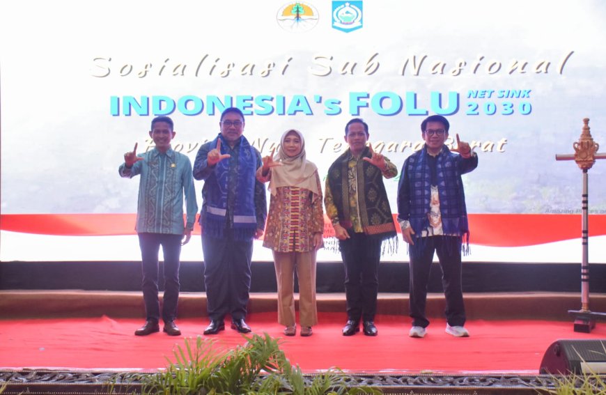 Buka Indonesia's FOLU Net Sink 2030, Wagub Umi Rohmi Paparkan Inovasi Pengelolaan Lingkungan