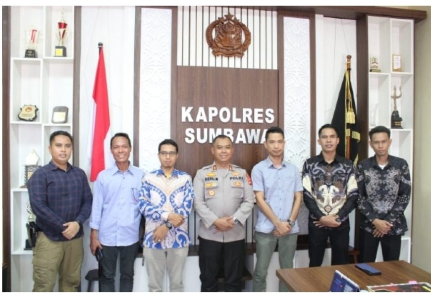 Anjangsana ke Kapolres, Bawaslu Sumbawa Rajut Soliditas Kedua Lembaga