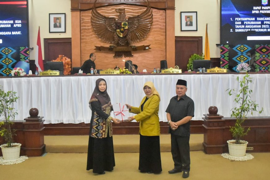 Wagub NTB Sampaikan Garis Besar Rancangan Perubahan KUA –PPAS APBD Tahun Anggaran 2023