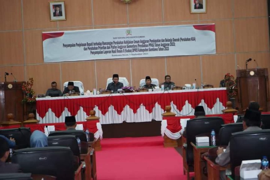 Agenda Pembahasan KUA PPAS Perubahan 2023 Mulai Dibahas