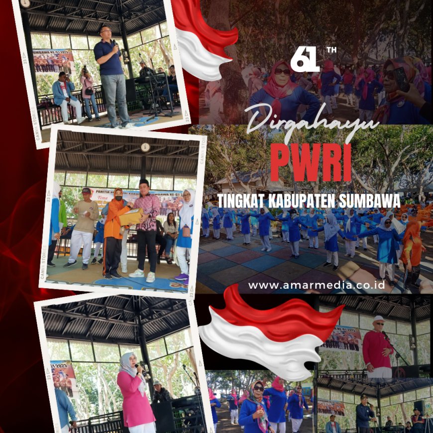 Semarak HUT PWRI  61 di Sumbawa Bertabur Door prize Dihadiri Gubernur,Wabup Hingga Ketua DPRD