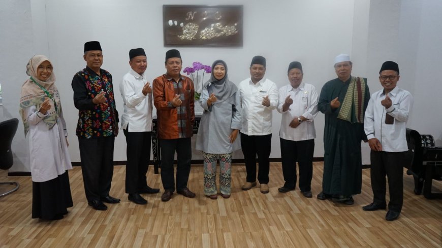 Terima Silaturahmi Baznas Wagub Umi Rohmi : Tetap Eksis Kelola Zakat