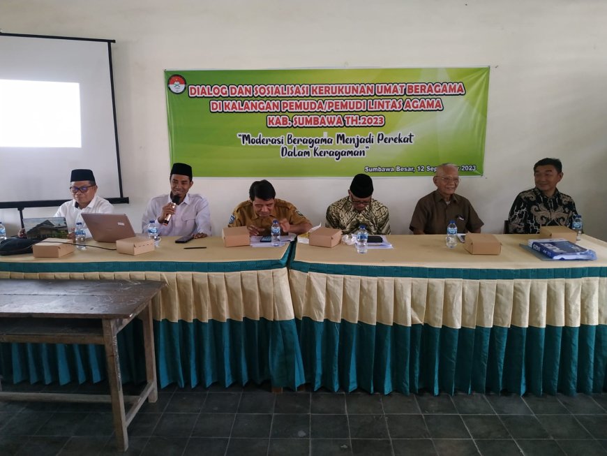 FKUB  Sumbawa Gelar Dialog Pemuda Pemudi Lintas Agama Lahirkan Rekomendasi Menyejukkan