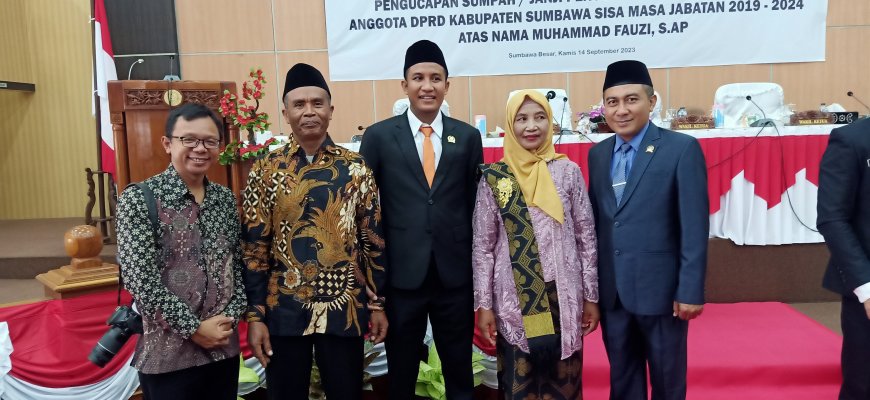 Dilantik Jadi Anggota DPRD, Muhammad Fauzi Panjatkan Syukur