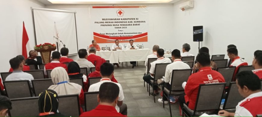 Pimpinan Sidang Muskab XI PMI Sumbawa Tetapkan Tatib dan Jadwal