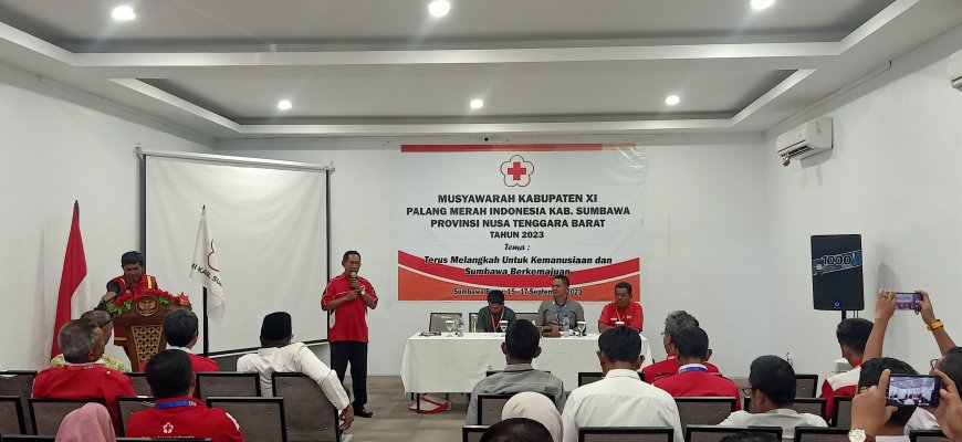 LPJ Ketua PMI Sumbawa Diterima  Lanjut dengan Sidang Pleno 3