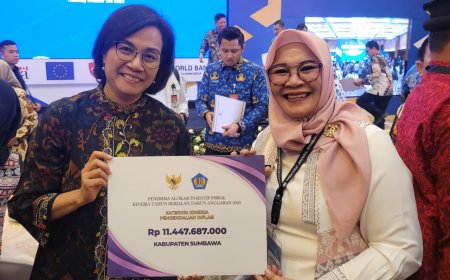 Berhasil Atasi Inflasi, Pemda Sumbawa Terima  Rp 11,4 Milyar Insentif Fiskal Kinerja Tahun Berjalan Tahun Anggaran 2023