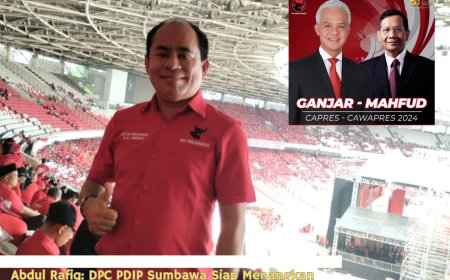 Abdul Rafiq: DPC PDIP Sumbawa Siap Menangkan Ganjar - Mahfud untuk Gerak Cepat Indonesia Maju