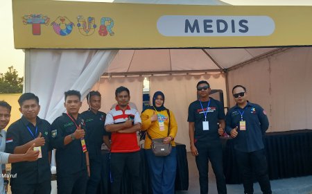 PSC 119 Dikes  dan Puskesmas Unit II Sumbawa Besar Support Event Kampanye Baru IM3