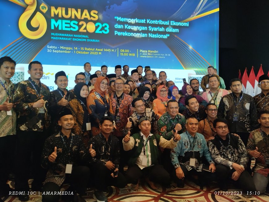 Hadiri Munas VI MES, Wapres Meminta Pengembangan Ekonomi Syariah Hingga Akar Rumput