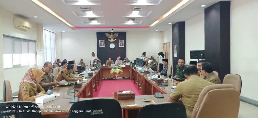 Banmus DPRD Sumbawa Tetapkan Jadwal Paripurna Pembahasan 4 Ranperda Inisiatif Komisi DPRD